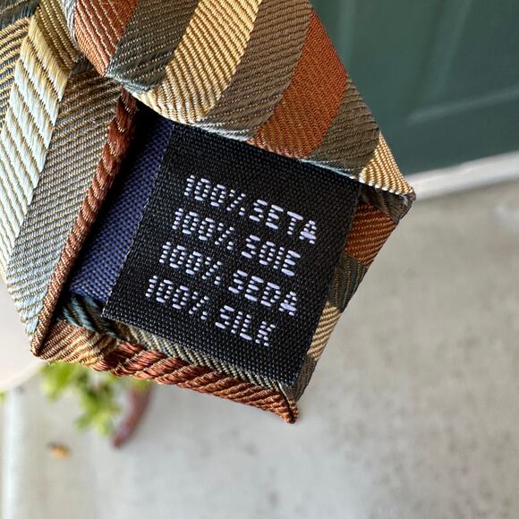 Lot of 5 Vintage 100% Silk Ties: Guy Laroche Polo Ralph Lauren, Alexander Julian - Picture 7 of 16